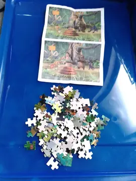 Puzzle pour enfant Le livre de la jungle en hologramme