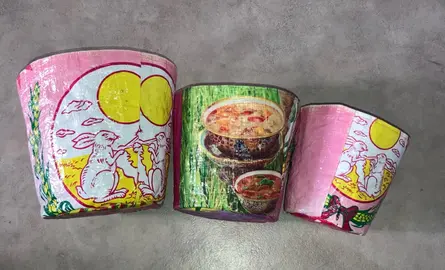 3 panières de rangement