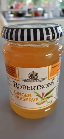 Pot de confiture de gingembre