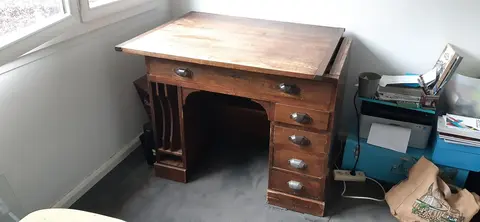 bureau bois ancien