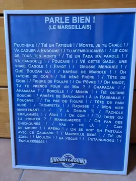 cadre du parler marseillais