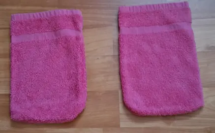 lot de gants de toilette