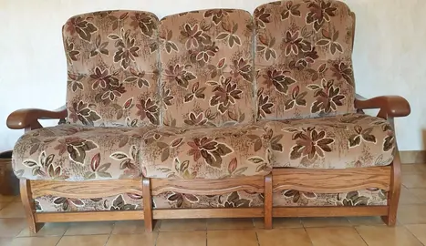 Salon canapé 3 places et 2 fauteuils