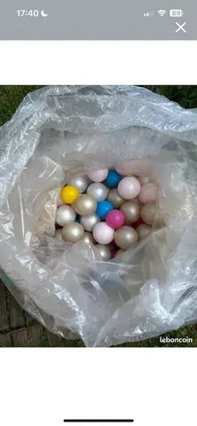 lot de balles plastique