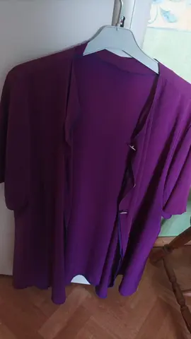 Chemisier violet grande taille