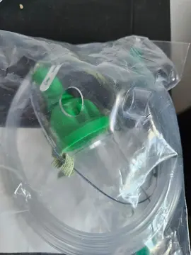 Nébuliseur 50 ml avec masque aérosol et tubes à oxygène 2m