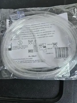 Lunette à oxygène adulte embout droit tubulure 1,8m