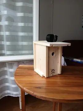 Nichoir bois blanc pour oiseaux petits