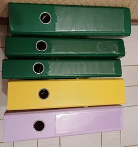 lot de 5 classeurs à levier
