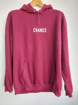 Sweat-shirt bordeaux mixte