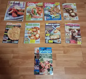 lot de magazines culinaires