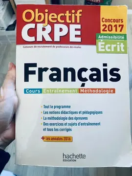 3 livres préparation au CRPE (2017/2018)