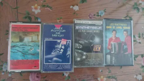 Lot de 4 cassettes audio