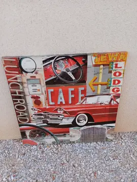 Tableau contemporain 58X58 cm