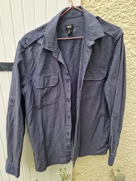 chemise bleu-gris, taille M