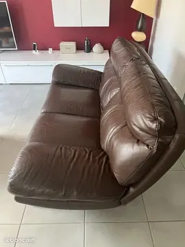 Canapé cuir