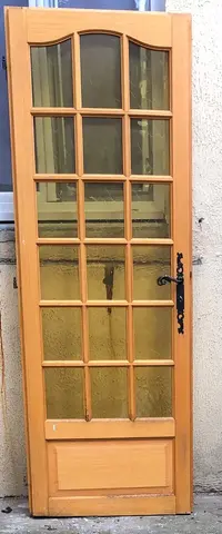Porte vitrée d’intérieur