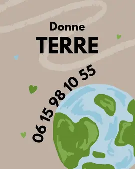 À donner : 80 m³ de terre de jardin à Agde