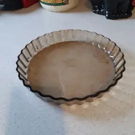 Plat à tarte en pyrex - Diamètre 19 cm