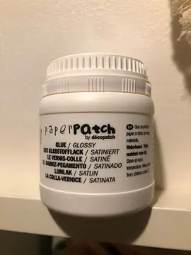 Pot neuf colle décopatch