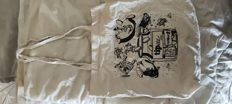 Tote bag sac tissu