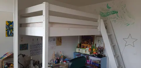 Mezzanine en bois 1 place
