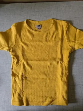 tee shirt Creeks 16 ans jaune, manches courtes