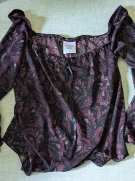 chemise fluide, manches longues