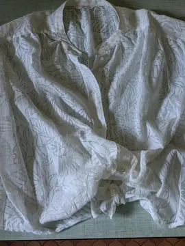 chemise manches longues, vert d'eau