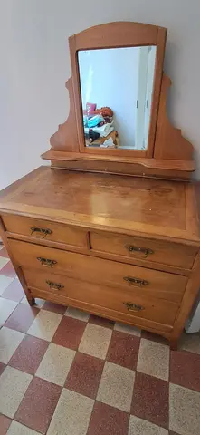 table, chaises, armoire, meuble