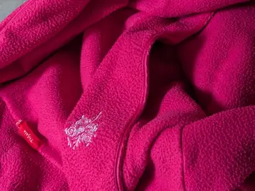 robe de chambre longue, rose avec ceinture