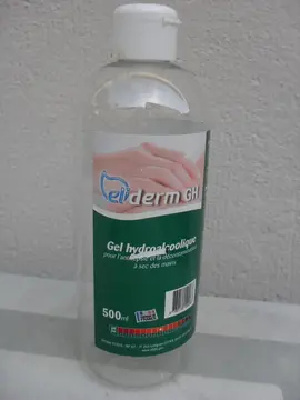 Flacon pour gel hydroalcoolique