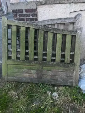 portail bois 2 vantaux