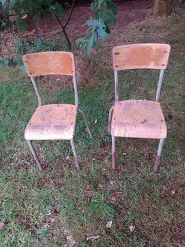 chaises écoliers