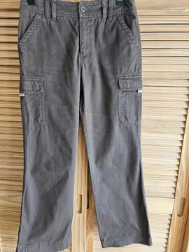 Pantalon femme toile marron T36/38 large