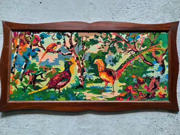Tapisserie aux couleurs flamboyantes