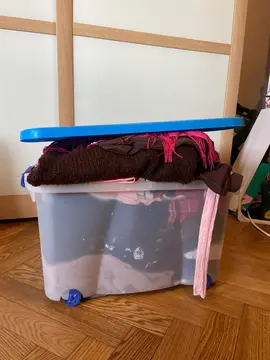 caisse de vêtements tout type