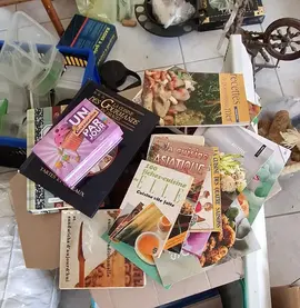 Différents livres de recettes de CUISINE