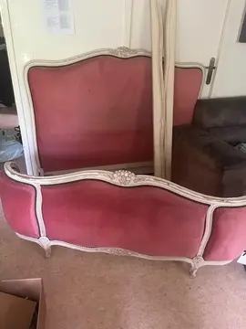 lit demi corbeille style Louis XV