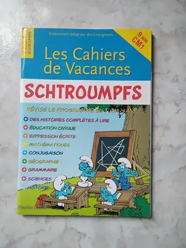 cahier de vacances Schtroumpfs