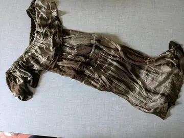 robe été, coton, kaki,col volanté