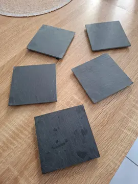 dessous de verre en ardoise