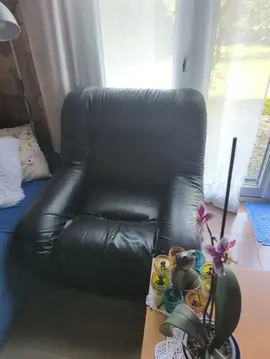 fauteuil noir de salon