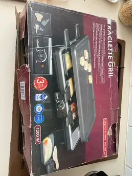 Appareil à raclette 8 personnes