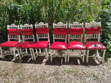 6 chaises Henri II