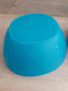 3 ramequins turquoise