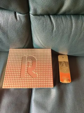 coffret métal doré parfum Paco Rabanne one million
