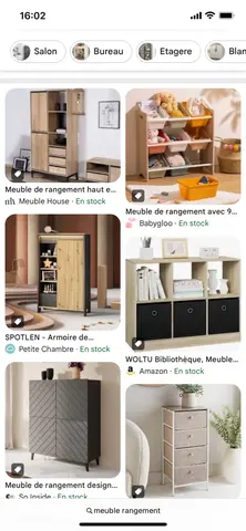 cherche de meubles