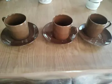 Lot tasses sous tasses