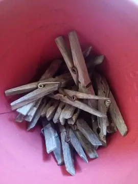 Vieilles pinces à linge pour loisirs créatifs